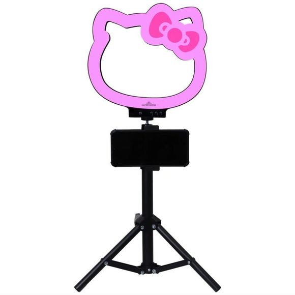 Impressions For Hello Kitty Super Cute 10" RGB Desktop Ring Light w/Tripod - Picture 8 of 14